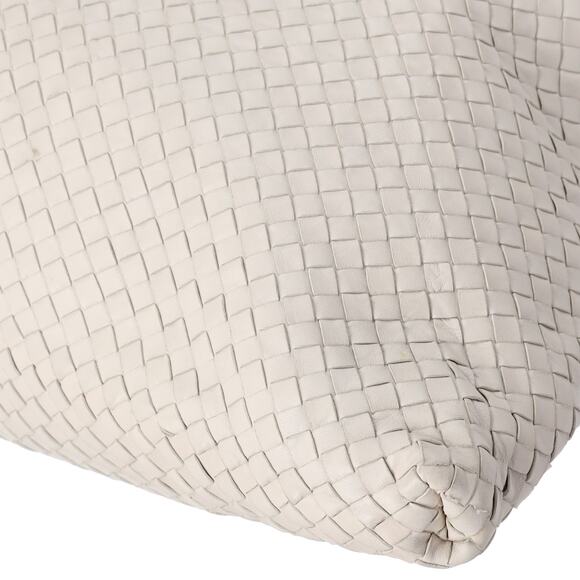 BOTTEGA VENETA Intrecciato Slouchy Large Handbag 193785 Cream Leather - Picture 5 of 8